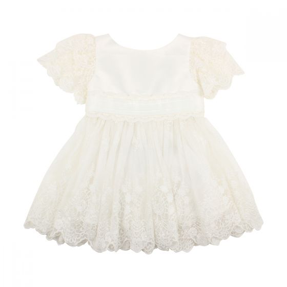 Floaty Sleeve Dress - Ivory
