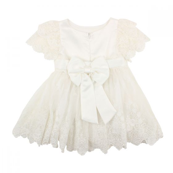 Floaty Sleeve Dress - Ivory
