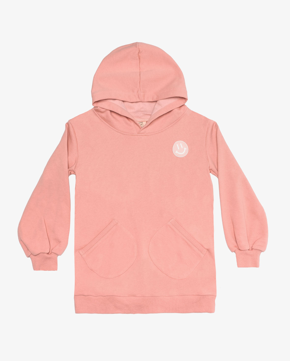 Smiley Jumper Hood - Blush Pink