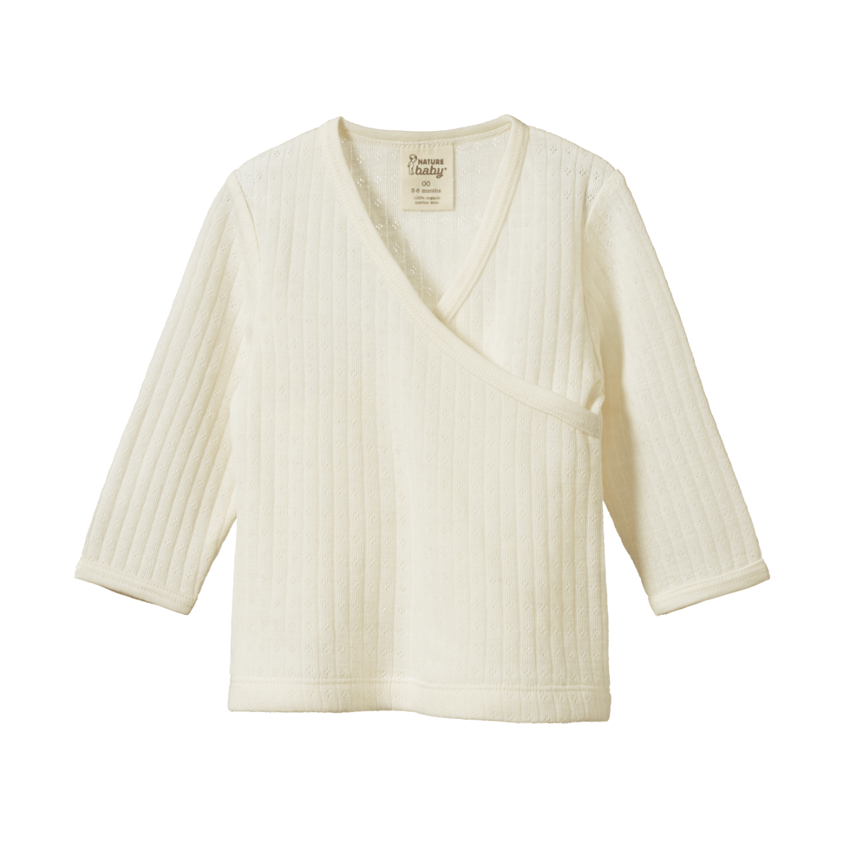 Kimono Top Pointelle - Natural