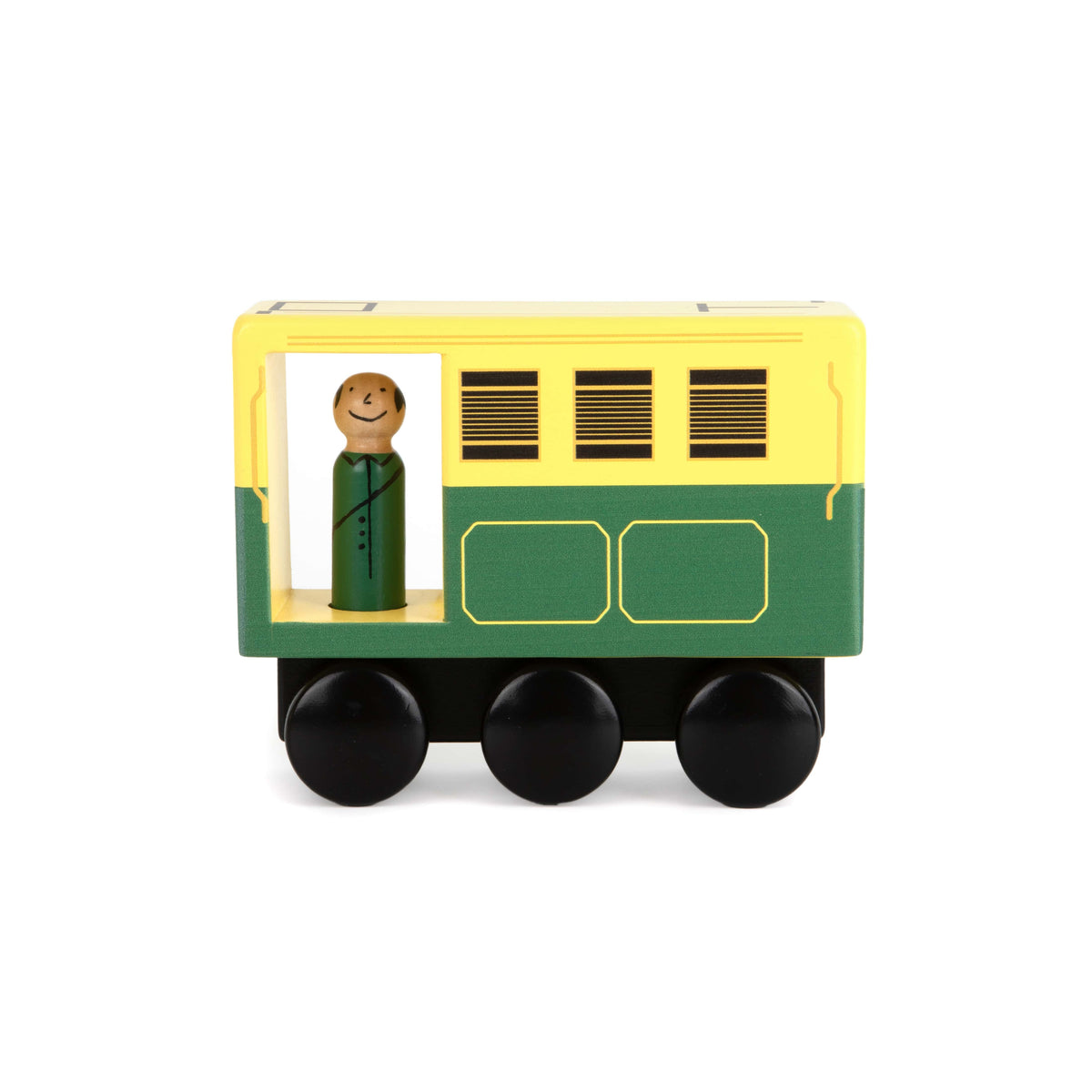 Wooden Melbourne Tram – Push Along Toy