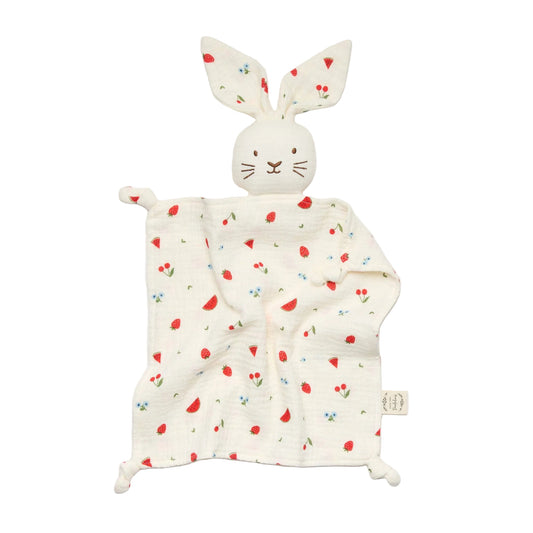 Organic Muslin Bunny Lovey - Sweet Pickings