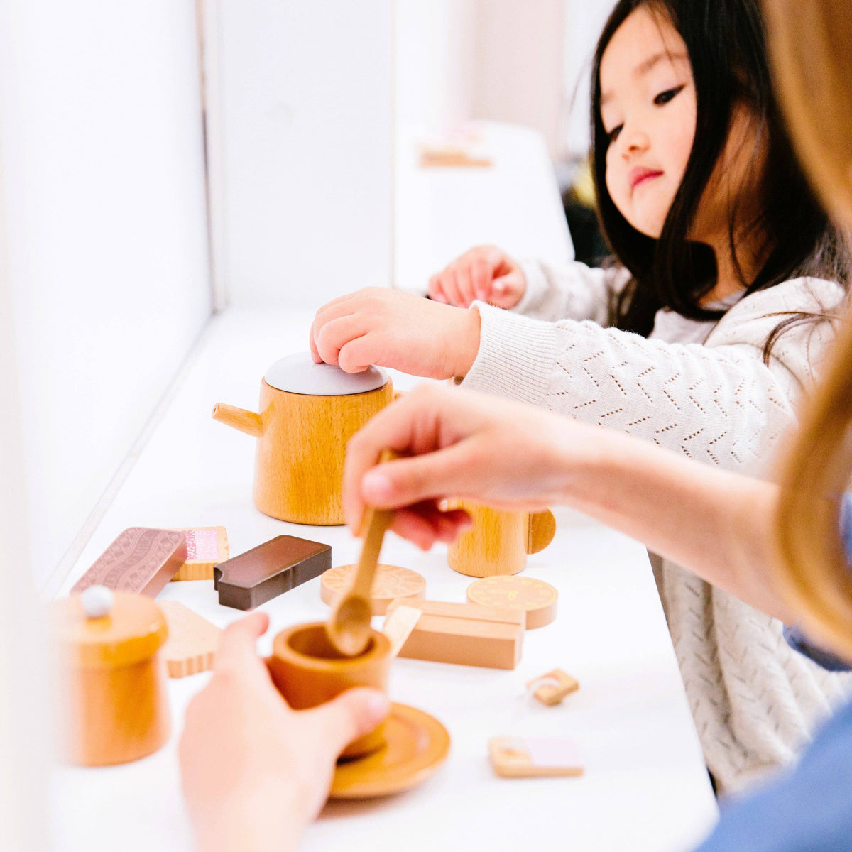Wooden Tea Set