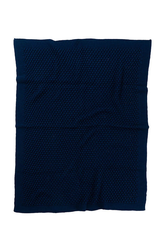 Mini Popcorn Blanket - Indigo