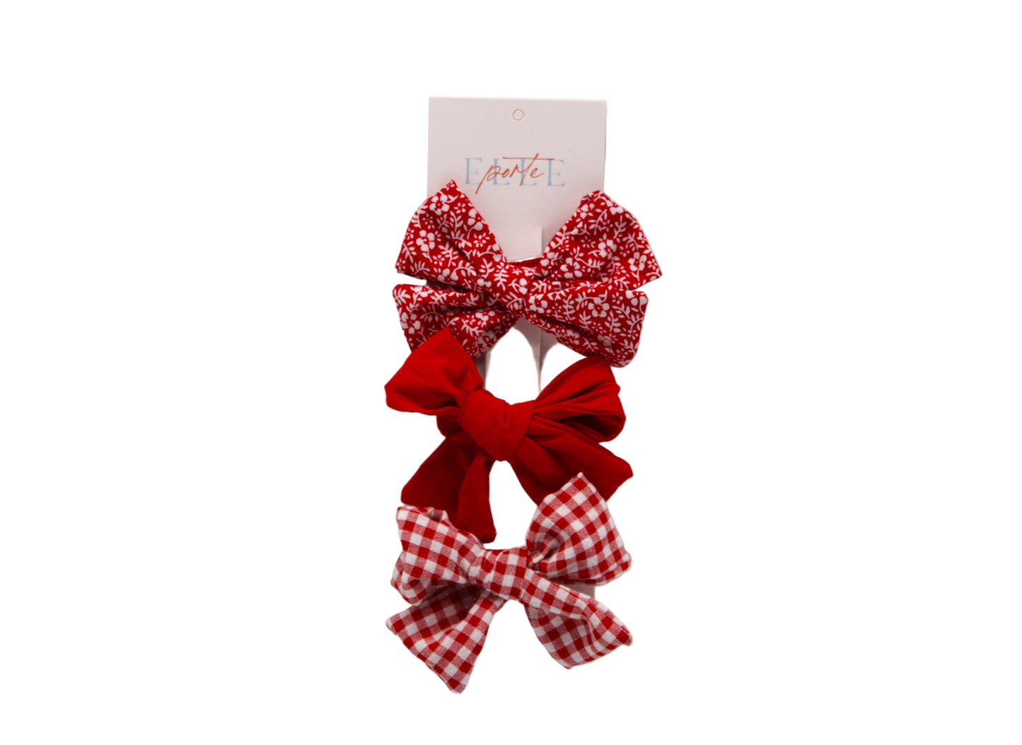 Bows 3pk - Red