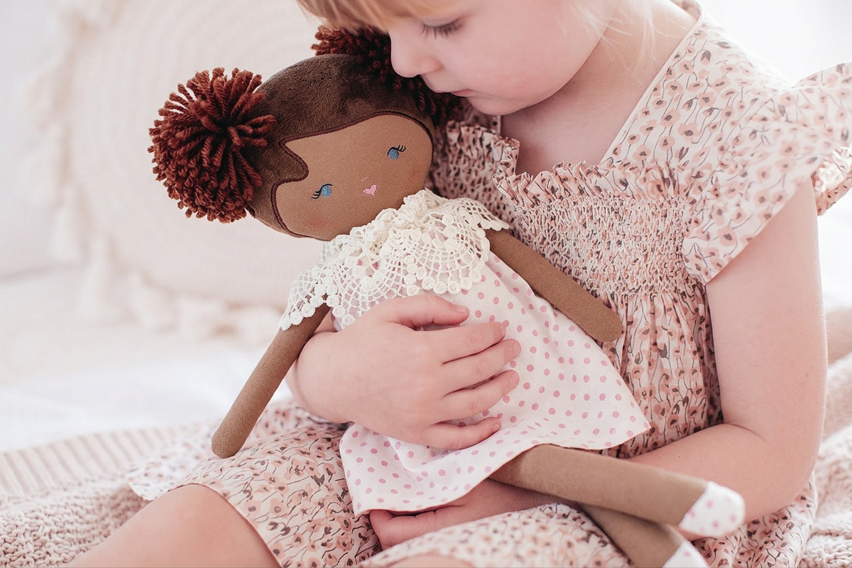 Aggie Doll - Berry Polka (45cm)