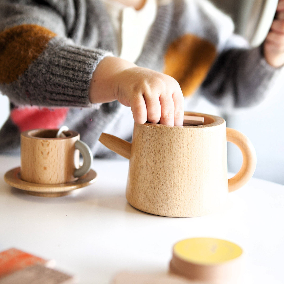 Wooden Tea Set