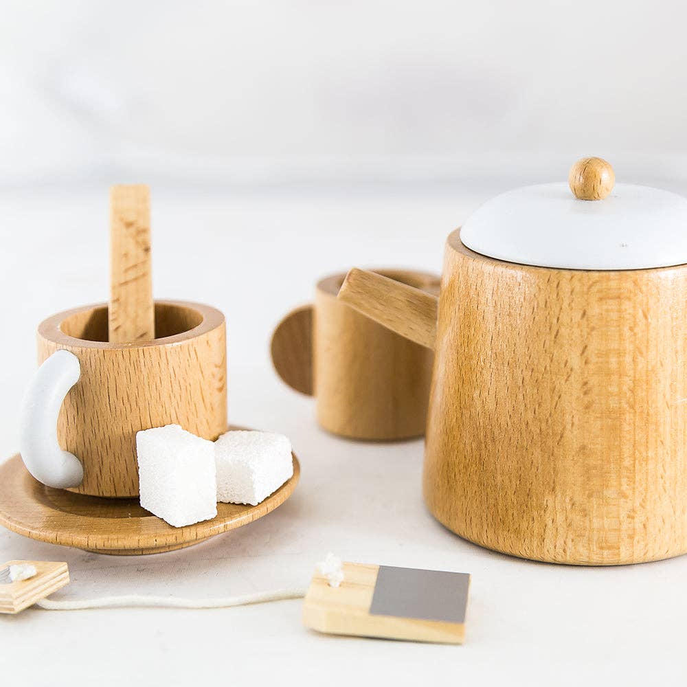 Wooden Tea Set