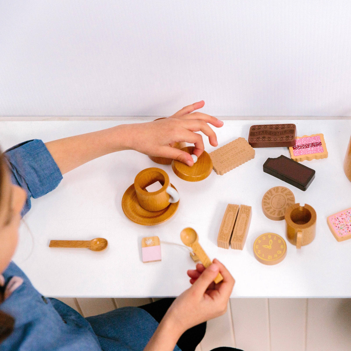 Wooden Tea Set