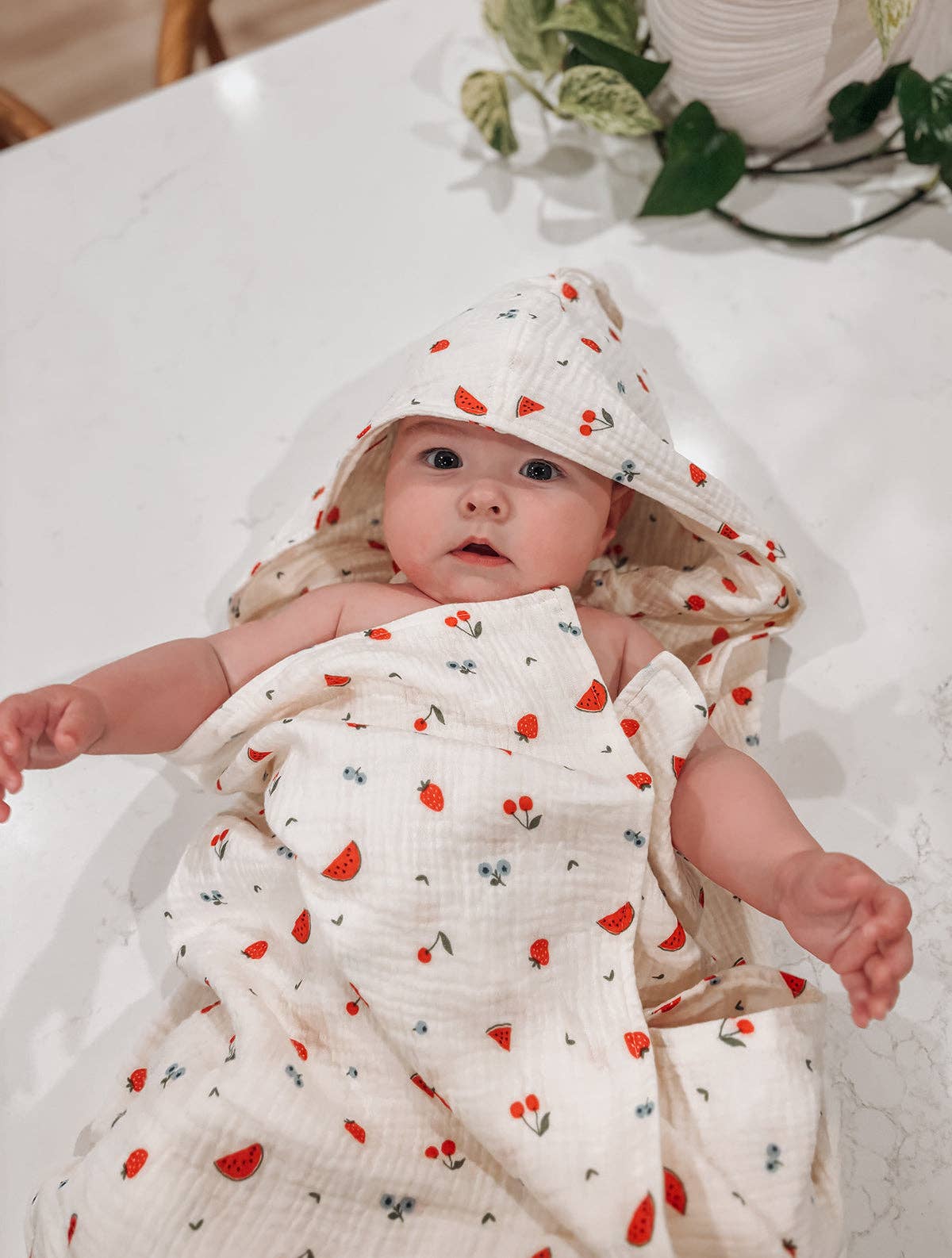 Hooded Towel with Tassel - Sweet Pickings