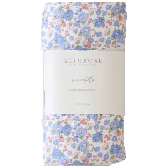 Muslin Swaddle - Liberty Blue