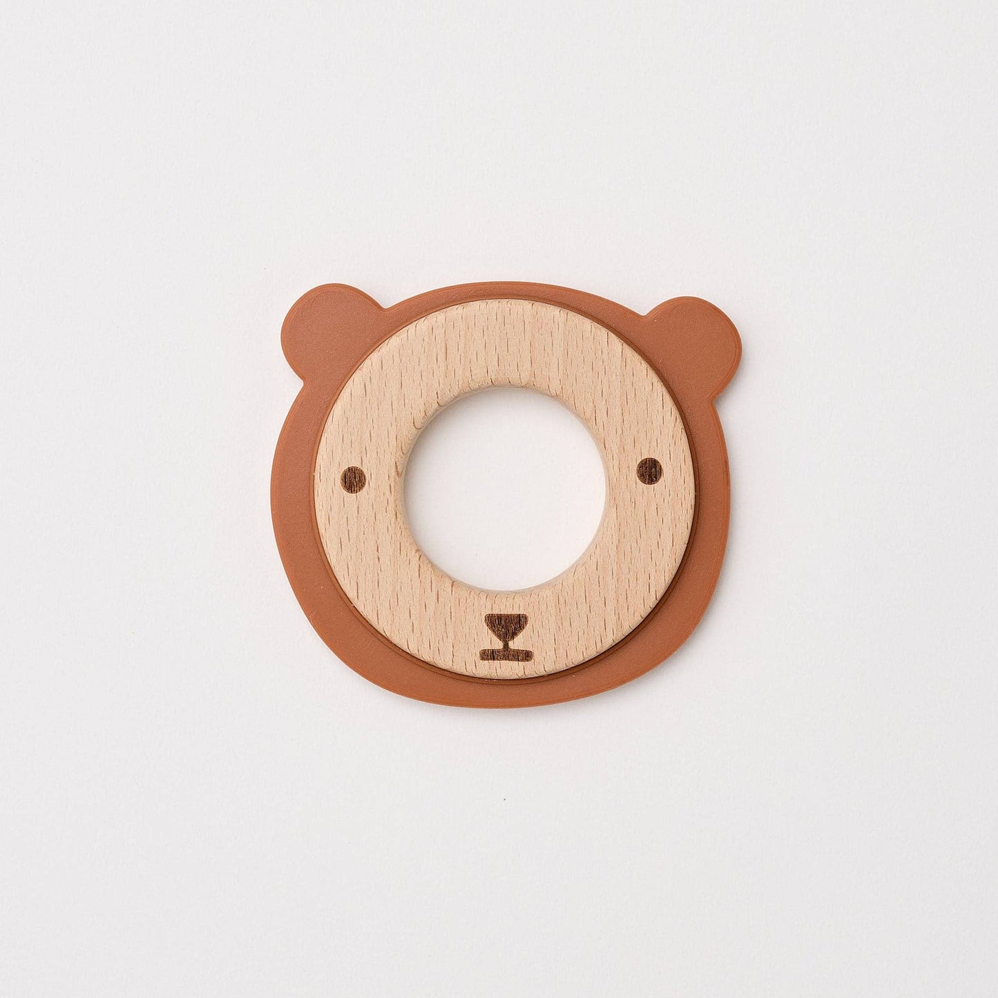 Bailey the Bear Teether Wood + Silicone