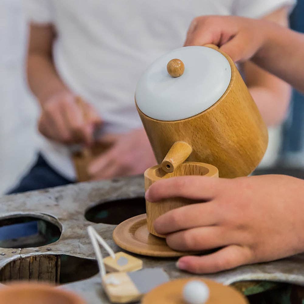 Wooden Tea Set