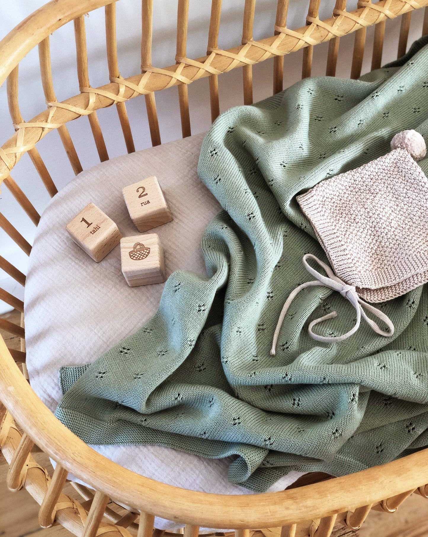 Marley Blanket in Thyme