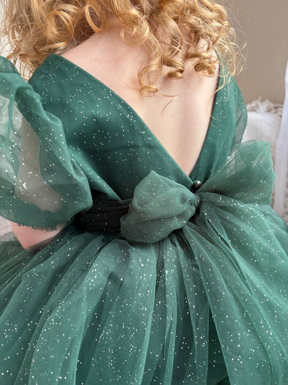 Nina Green Sparkle Christmas Romper