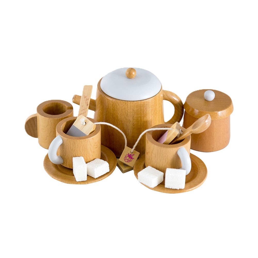 Wooden Tea Set