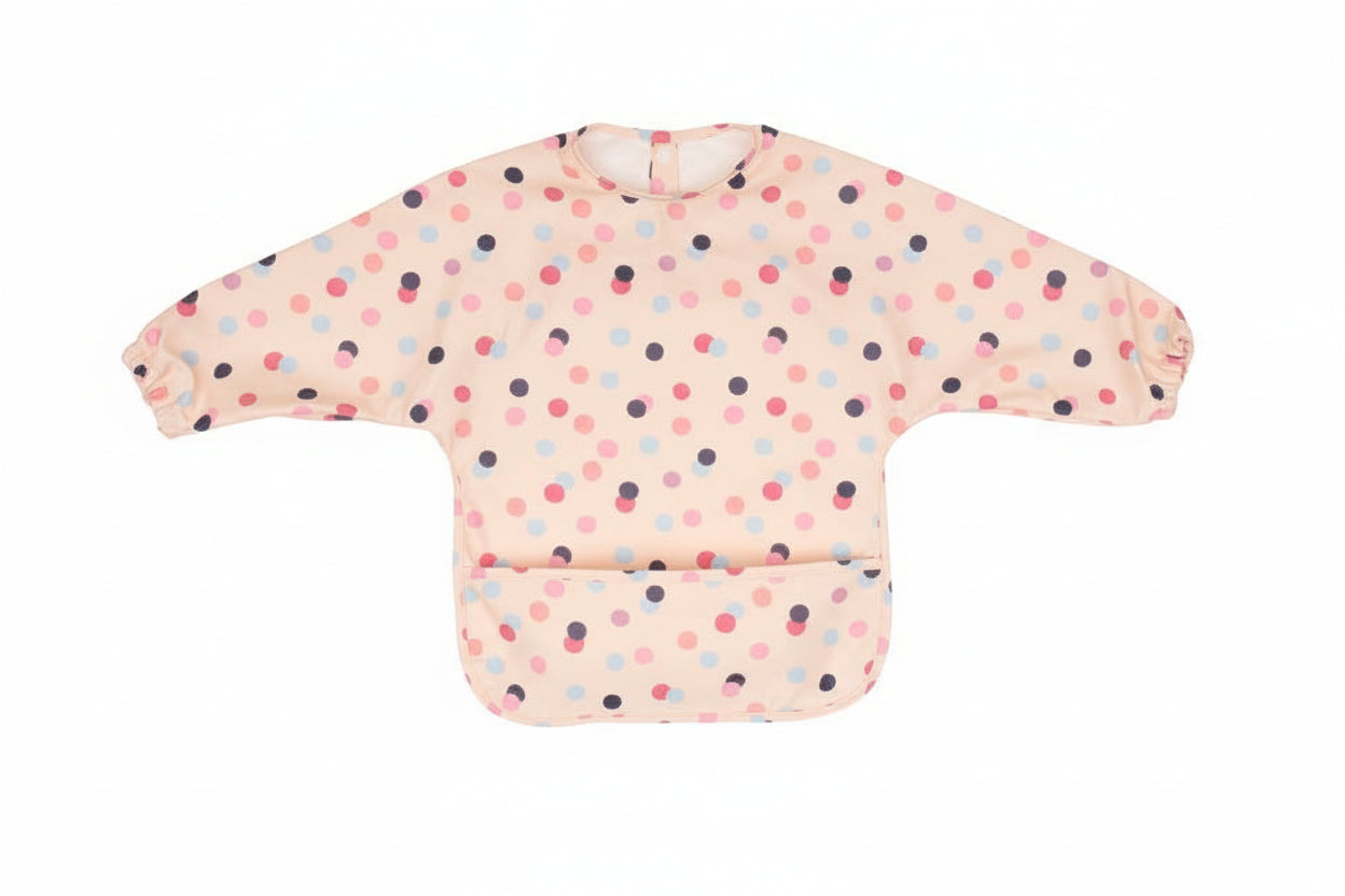 Recycled Long sleeve Bib - Confetti