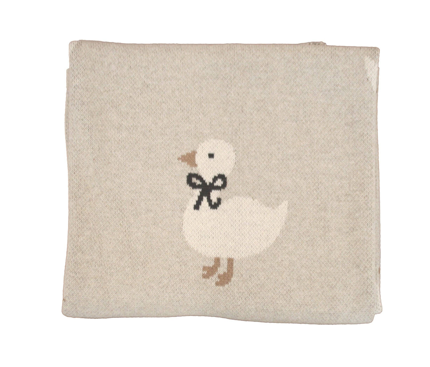 Duck Baby Blanket - Natural