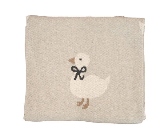 Duck Baby Blanket - Natural
