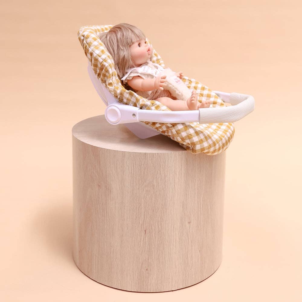 Tiny Harlow Doll's Car Seat Capsule - Sherpa