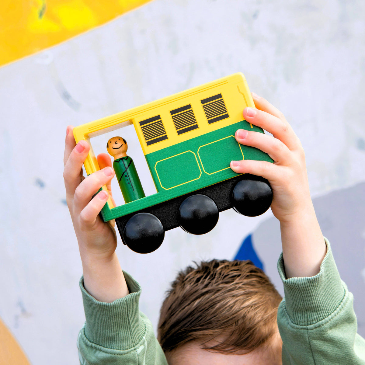 Wooden Melbourne Tram – Push Along Toy