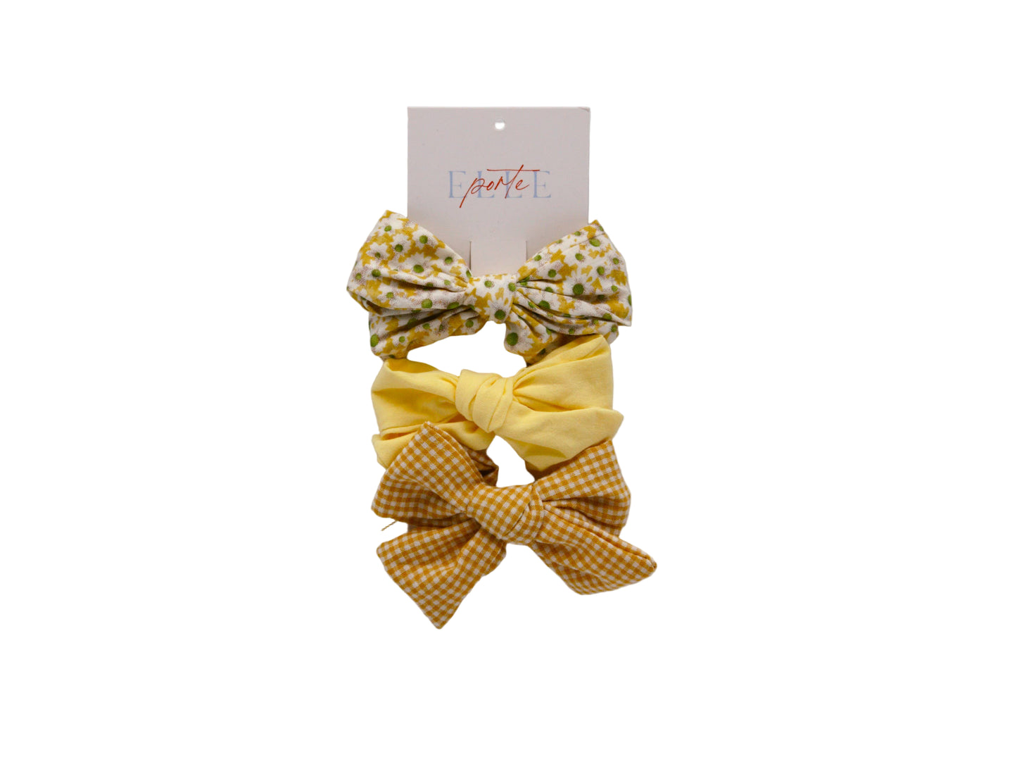 Bows 3pk - Yellow