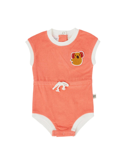 Koala Hug Terry Towelling Romper