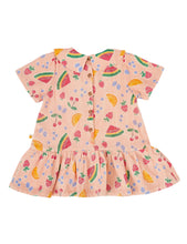Load image into Gallery viewer, Mila Drop Waist Linen Dress Fruit Salad
