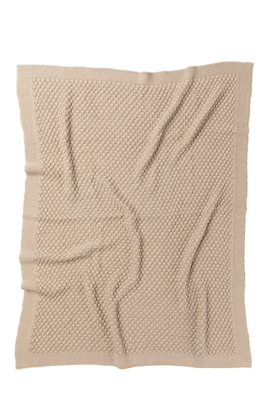 Mini Popcorn Baby Blanket - Stone