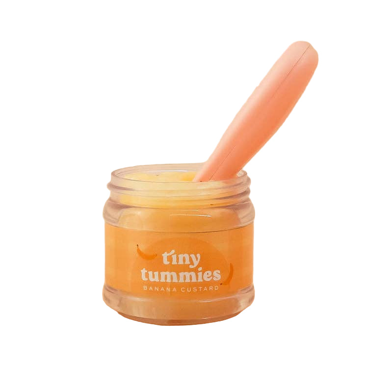 Tiny Tummies Banana Custard Food Jar and Spoon Set