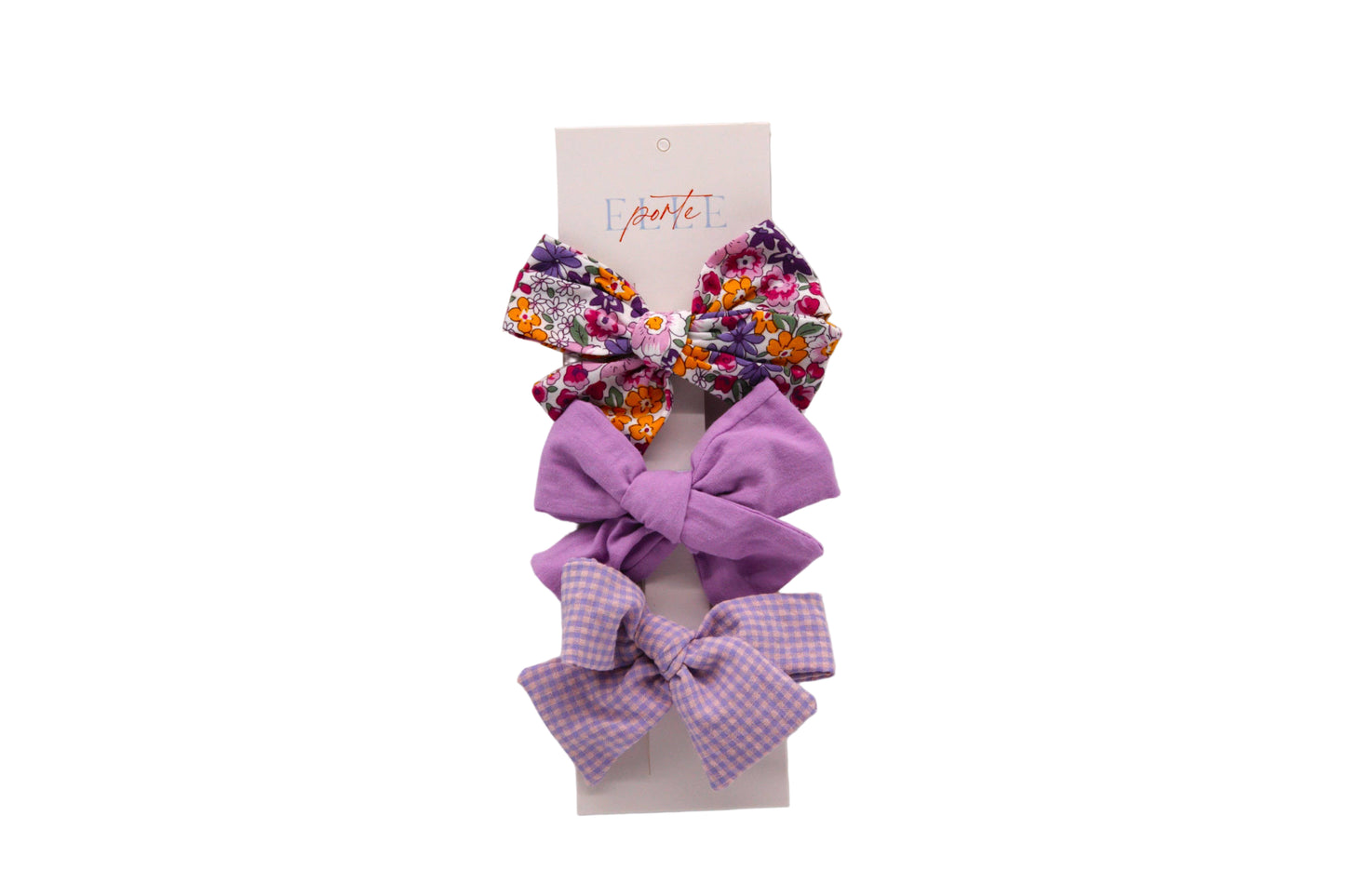 Bows 3pk - Purple