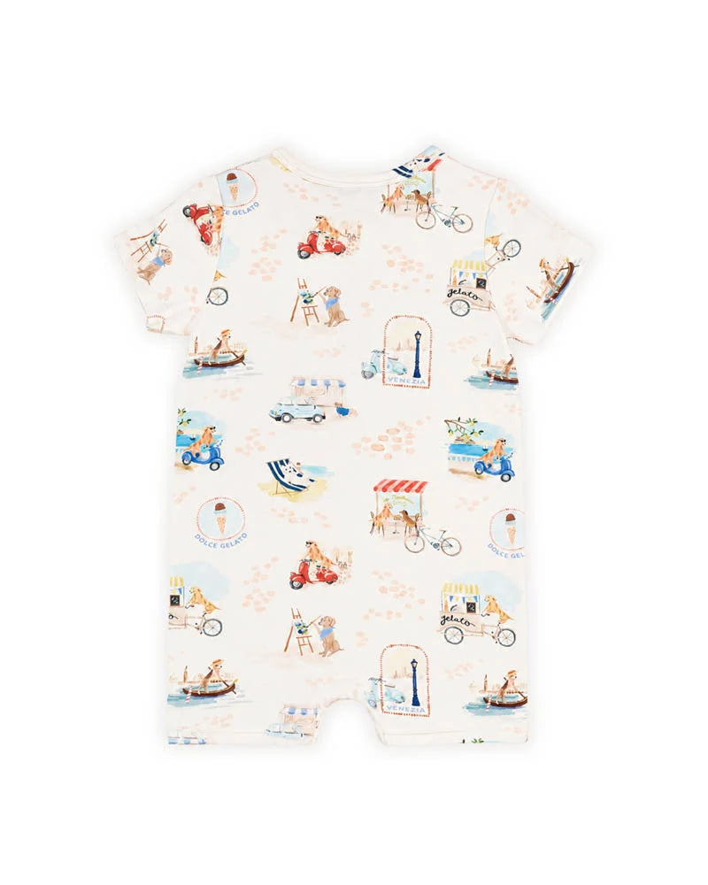 Alexi Organic SS Zip Romper