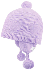 Organic Earmuff - Heart Amethyst