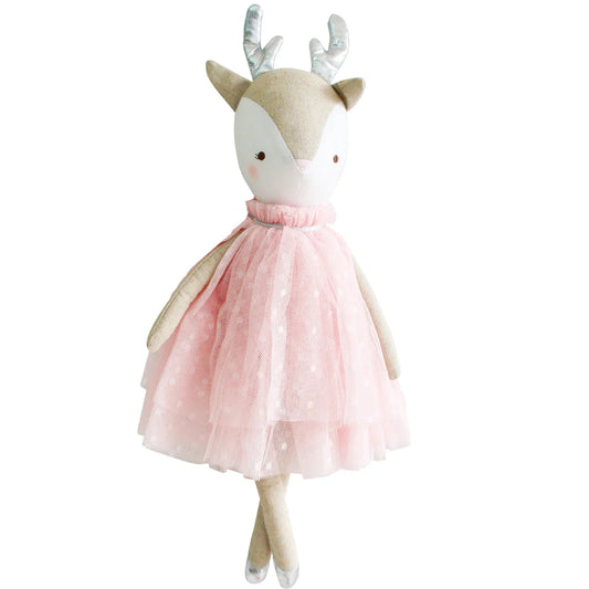 Angelica Reindeer Doll - Pink