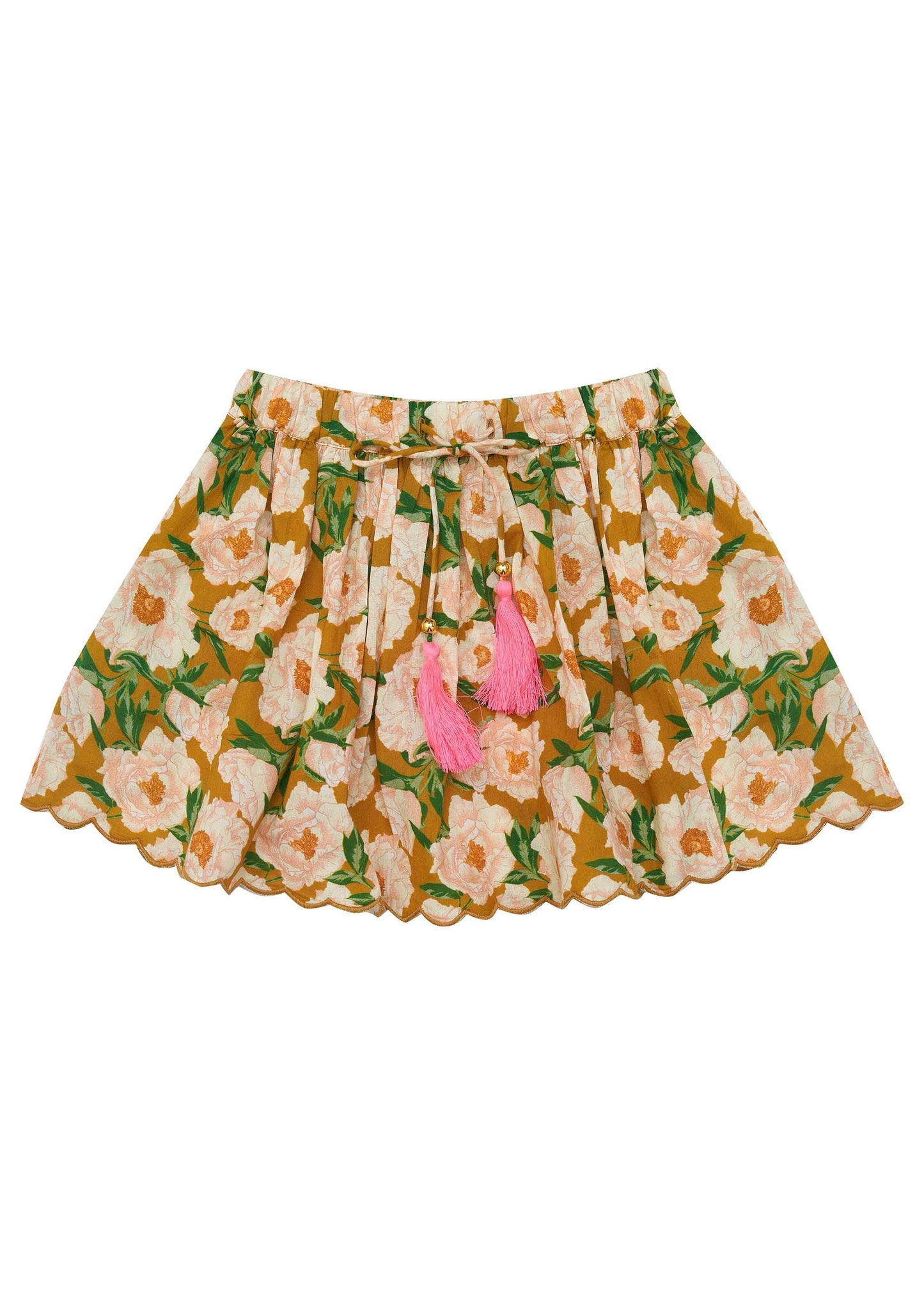 Anna Skirt - Soiree Bouquet Honey Mustard