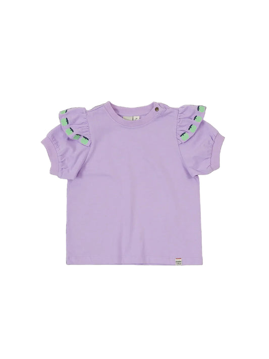 Flounce Shoulder Apple Top