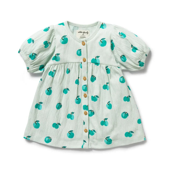 Apple Papple Organic Button Dress