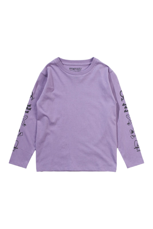 Pleasures LS Tee - Ash Purple
