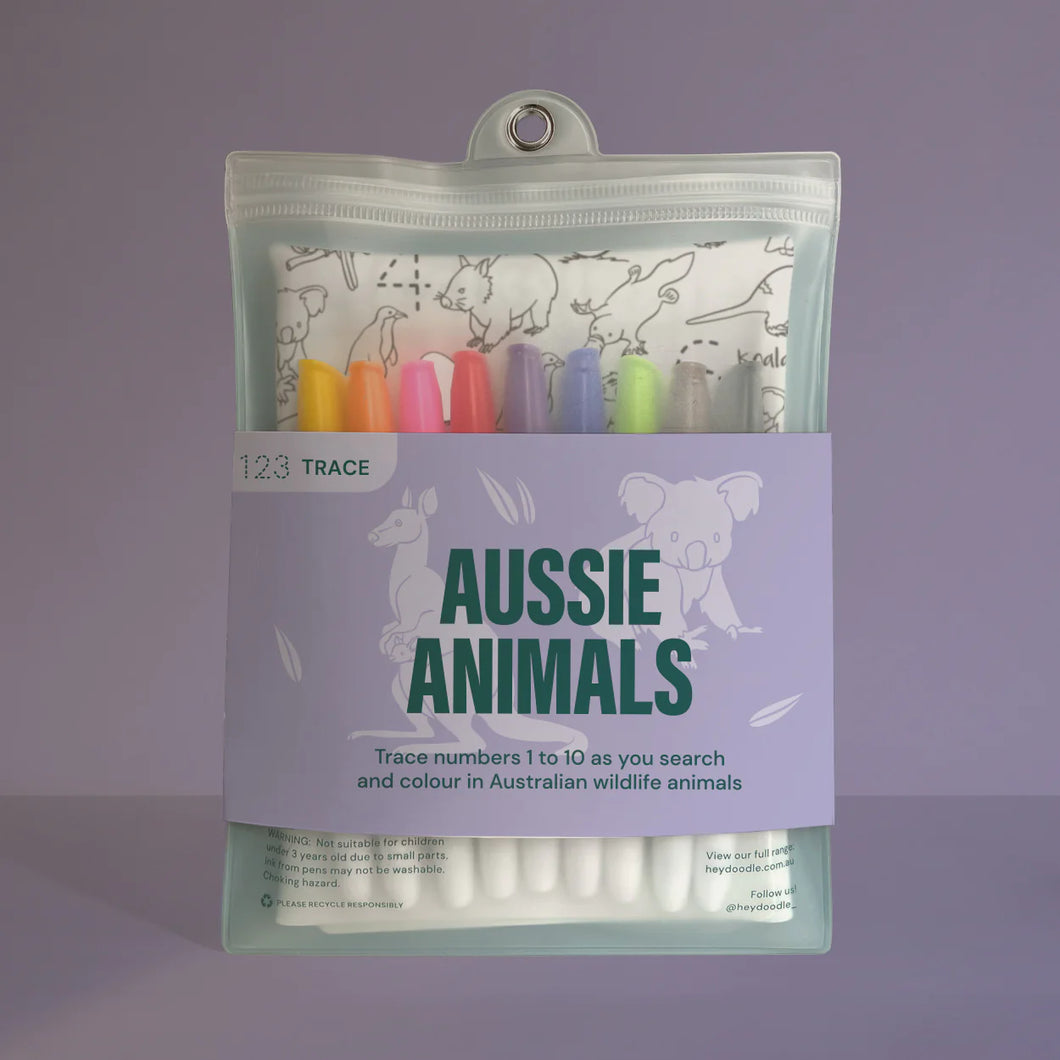 Reusable Silicone Mat - Aussie Animals