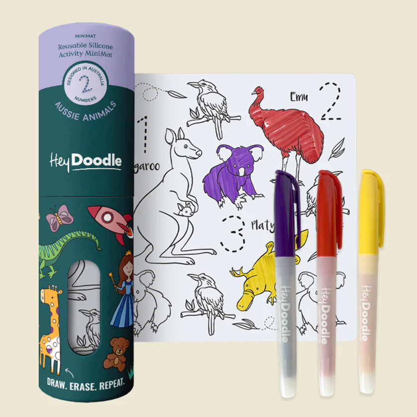 Reusable Mini Mat - Aussie Animals