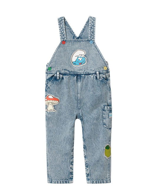 The Smurfs Patch Austin Overalls