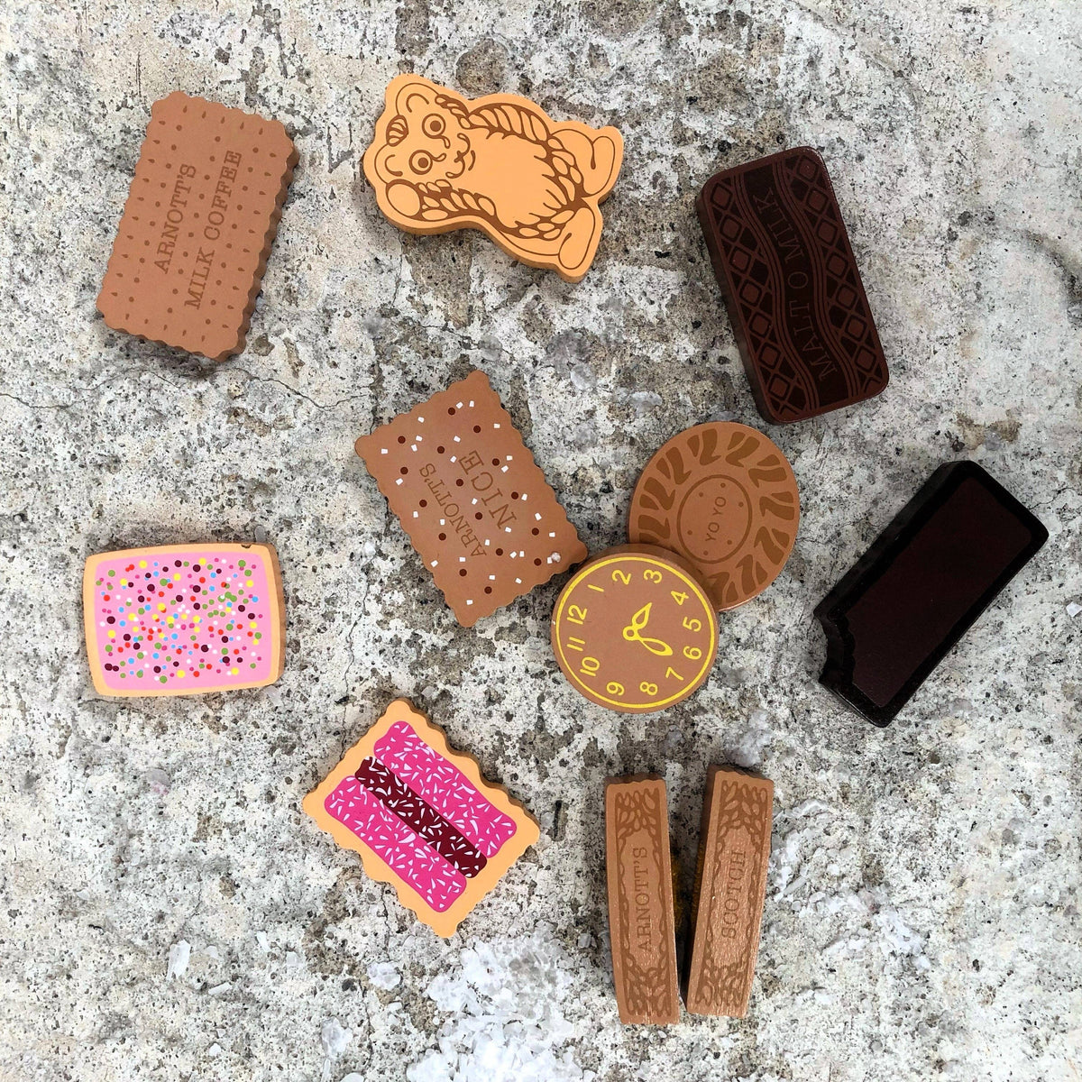 Wooden Arnott's Biscuits Set