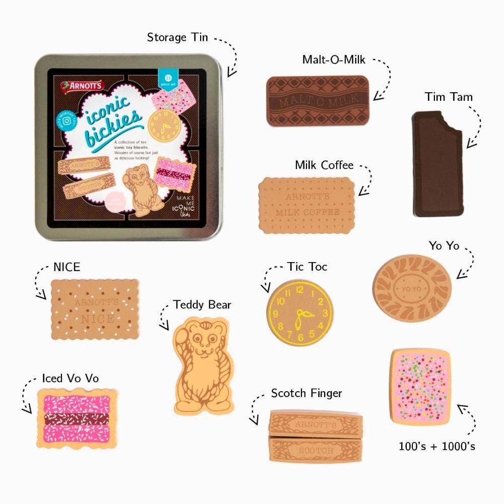 Wooden Arnott's Biscuits Set