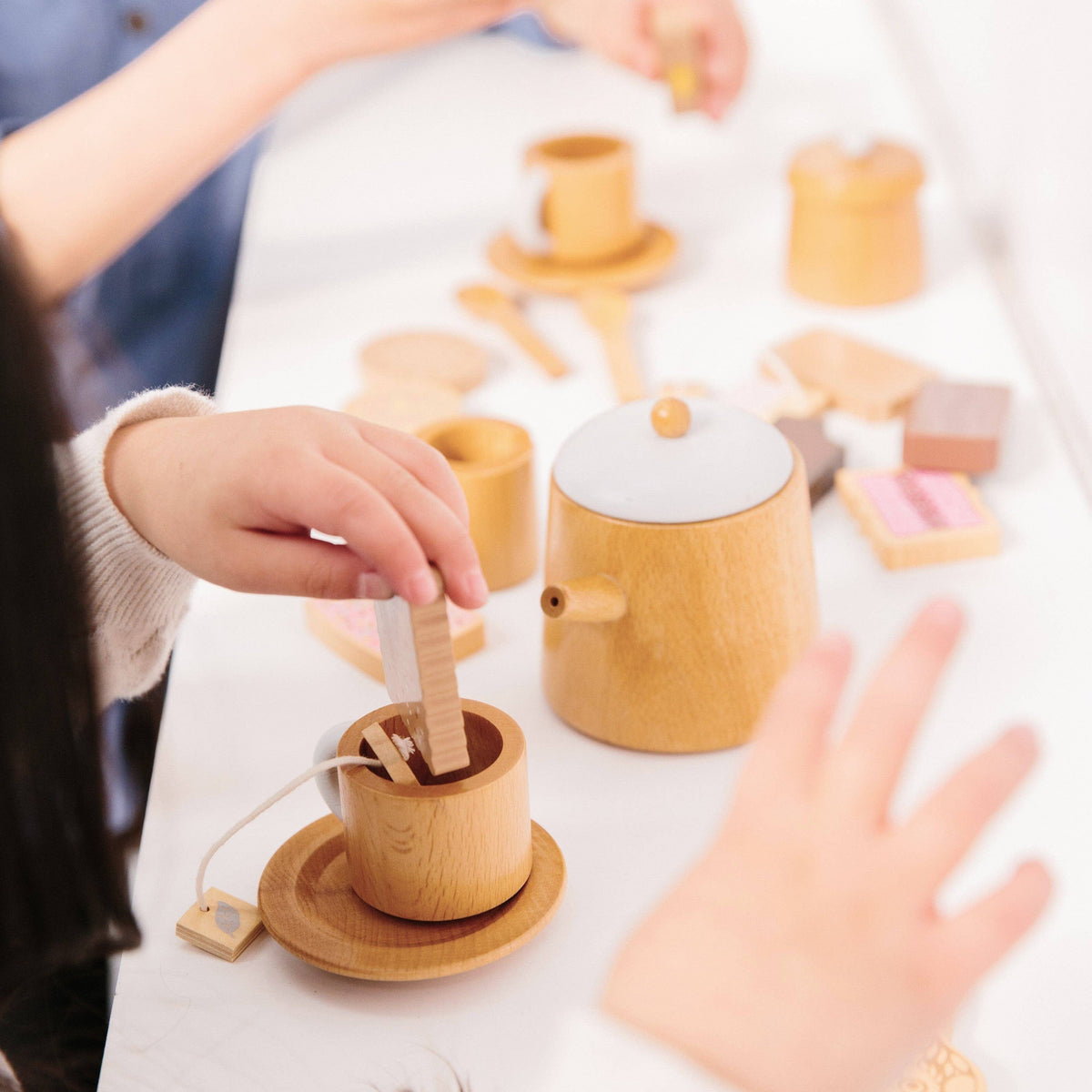 Wooden Tea Set