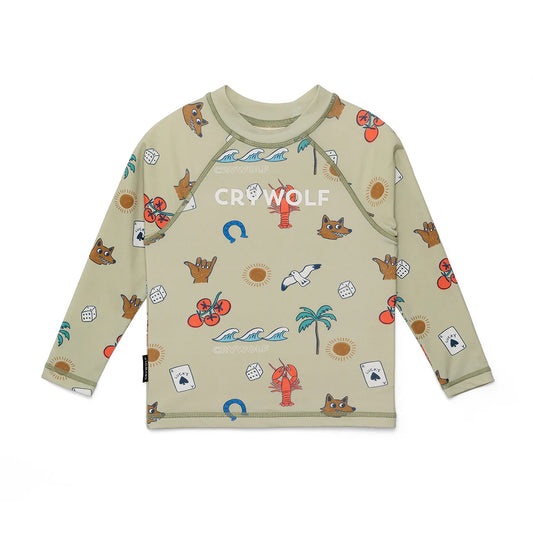 Baby Rash Vest - Lucky Days Sage