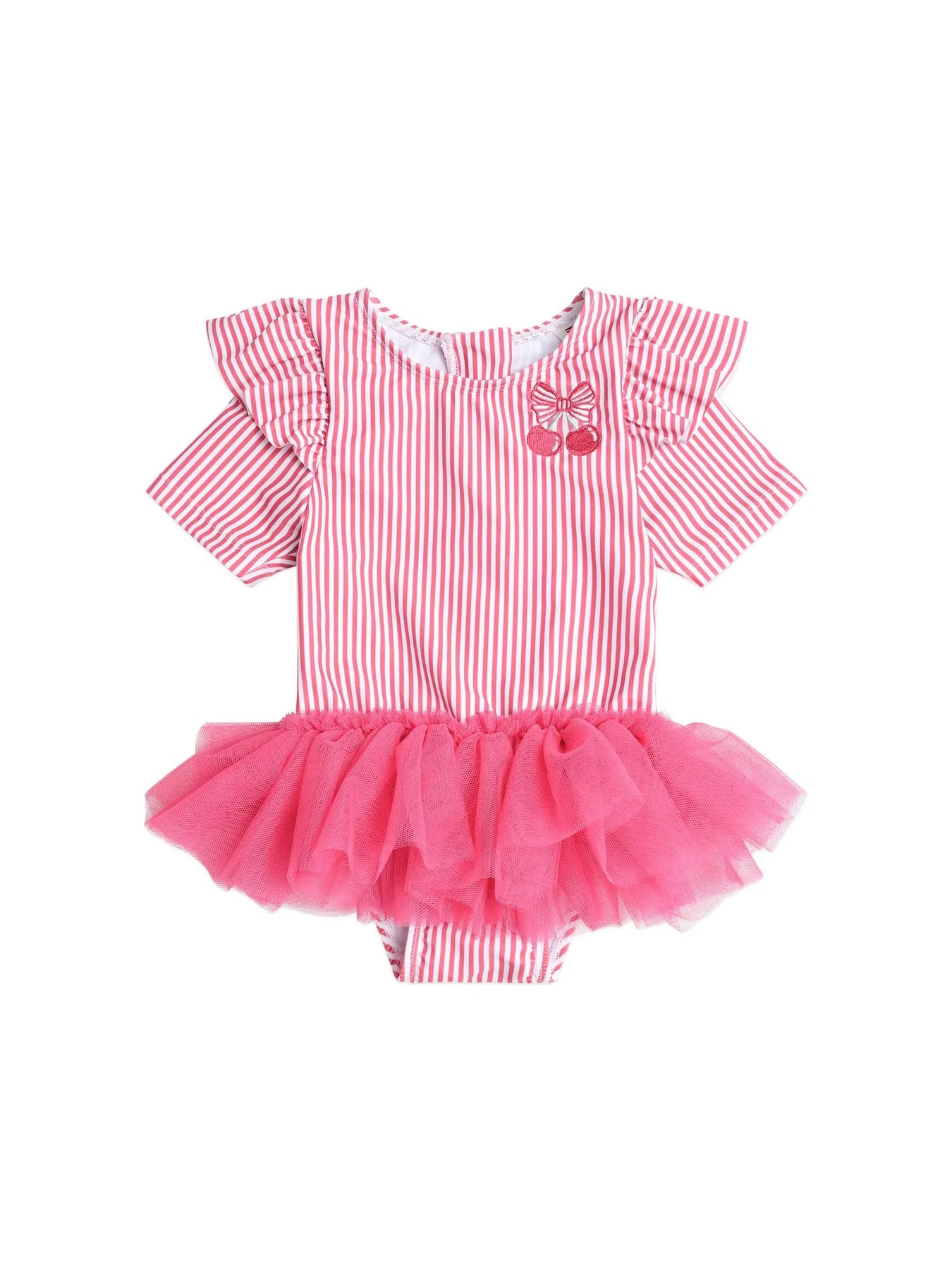 Ballerina Swimsuit Cherry Pie Stripe
