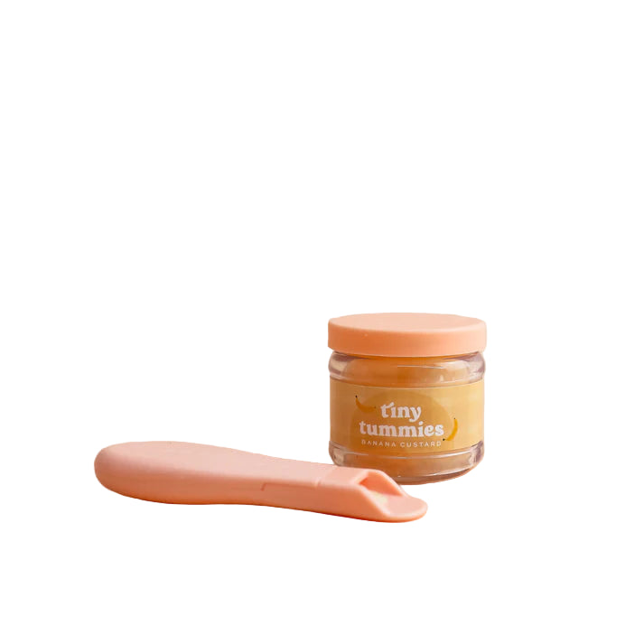 Tiny Tummies Banana Custard Food Jar and Spoon Set