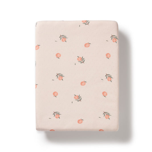 Peaches Organic Pointelle Sheet