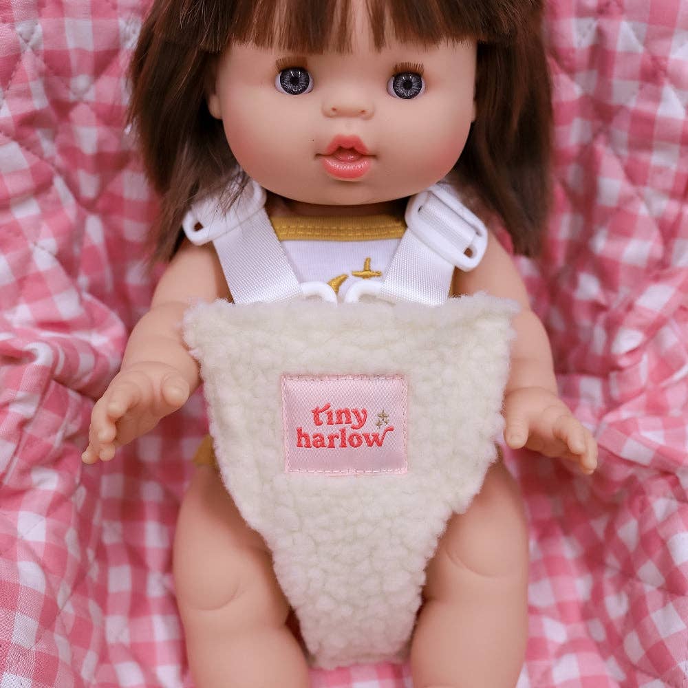 Tiny Harlow Doll's Car Seat Capsule - Sherpa