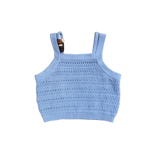 Organic Knitted Bead Top - Bubble